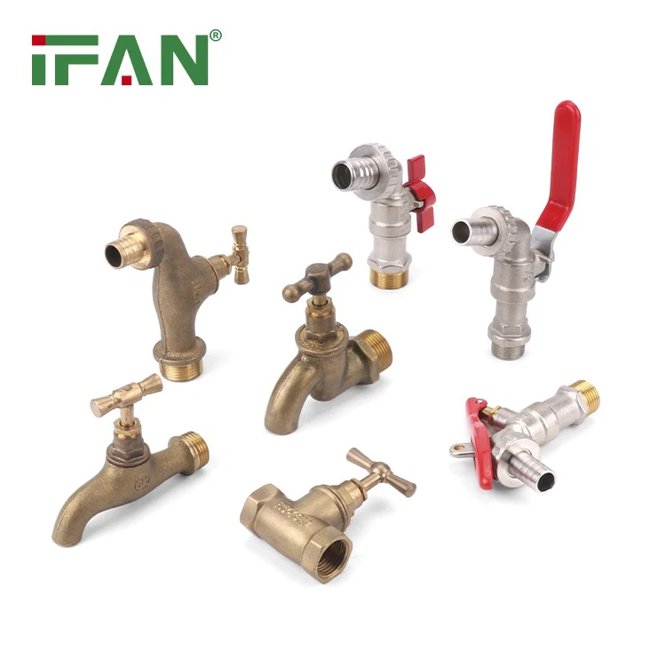 Sárgaréz csap vízhez